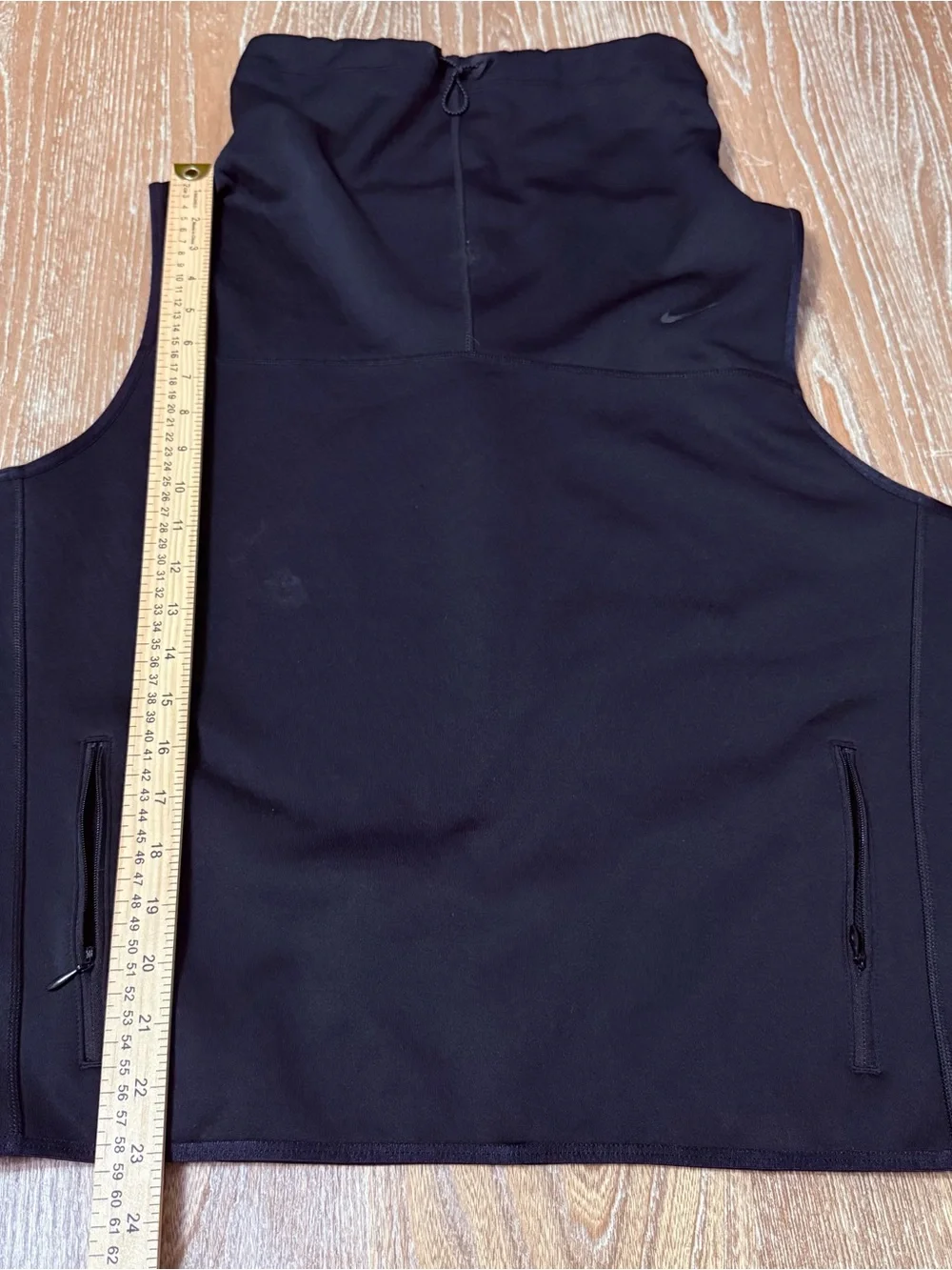 Nike Therma Sphere Training Vest Women’s Large Black Funnel Neck Hoodie Gorpcore